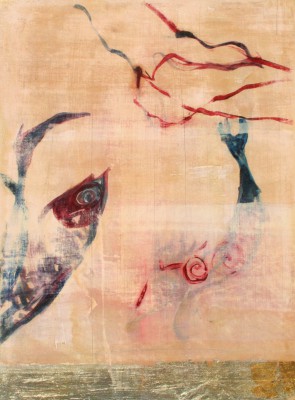 Tauchgang II , 2012. 30x40 cm, Öl auf Holz