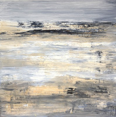 Gletscherlagune , 2018. 80 x 80 cm
