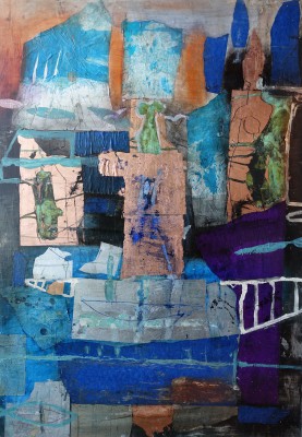 Tiefe I , 2018. 100 x 70 cm