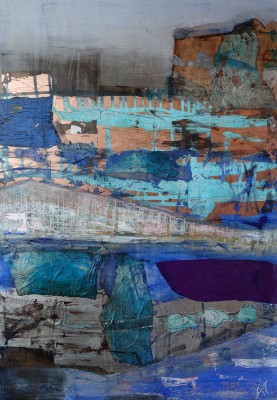 Tiefe II , 2018. 100 x 70 cm