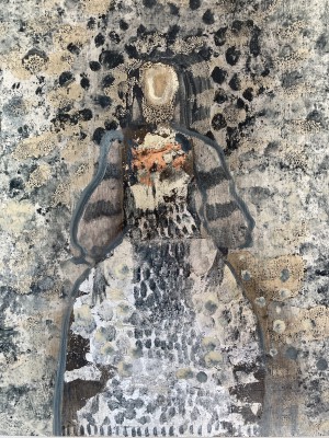 Frigg (Göttinnen) , 2020. 40 x 40 cm