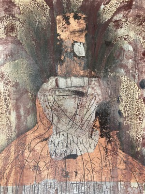 Hore (Göttinnen) , 2020. 40 x 40 cm