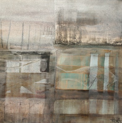 Fishtown , 2011. 90x90 cm, Öl auf Leinwand