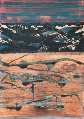 Aquarius (Am Meer) , 2020. 70 x 100 cm (Karton)
