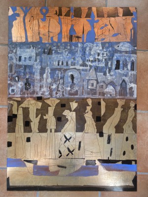 Atlantis (Am Mer) , 2020. 70 x 100 cm, MT auf Karton