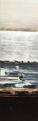 Fjord , 2012. 50x150 cm, Öl auf Holz
