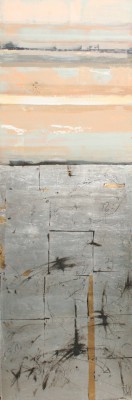 Fjord V , 2012. 50x150 cm, Öl auf Holz