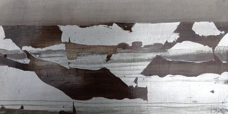 Reisebericht IV  , 2014. 20x40 cm, Alu/Lack-MT auf Holz