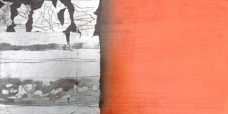 Reisebericht VII , 2014. 20x40 cm, Alu/Lack-MT auf Holz