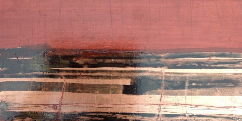 Reisebericht III  , 2014. 20x40 cm, Alu/Lack-MT auf Holz