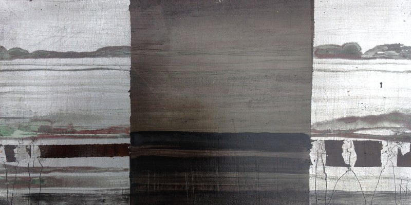Reisebericht VI , 2014. 20x40 cm, Alu/Lack-MT auf Holz