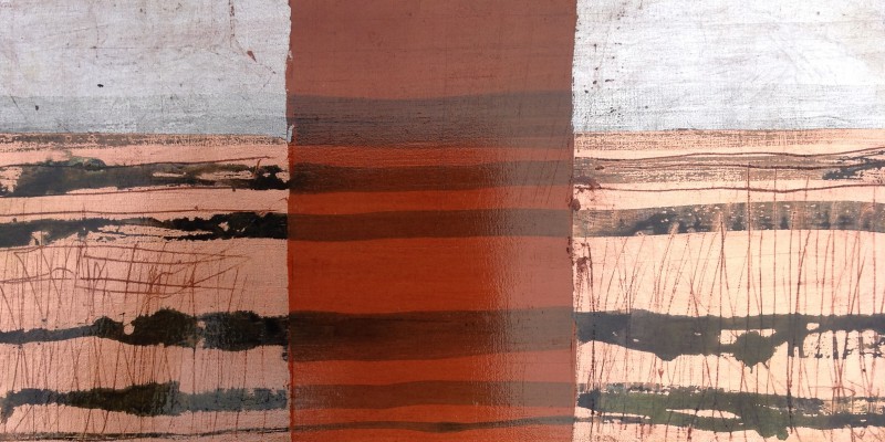 Reisebericht VIII , 2014. 20x40 cm, Alu/Lack-MT auf Holz