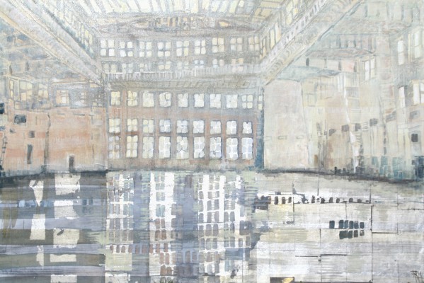 Eispalast (Hommage à Candida Höfer) , 2012. 230x170 cm, Alu/Öl-MT auf Leinwand