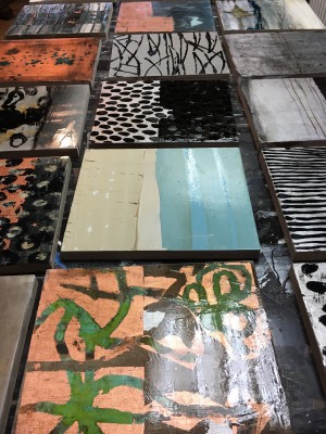 Substanzen , 2018. Atelieransicht