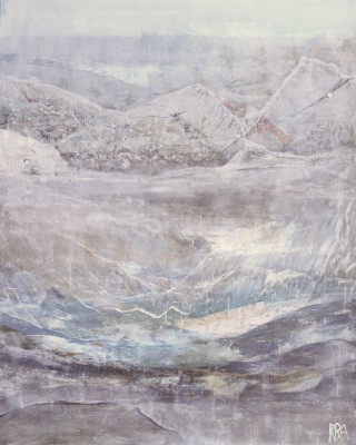Eiswellen , 2019. 150 x 120 cm