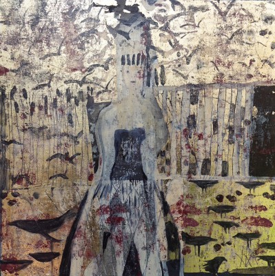 Solveig (Göttinnen) , 2020. 40 x 40 cm
